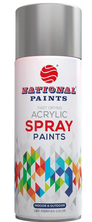 National Spray Paint - Silver Color