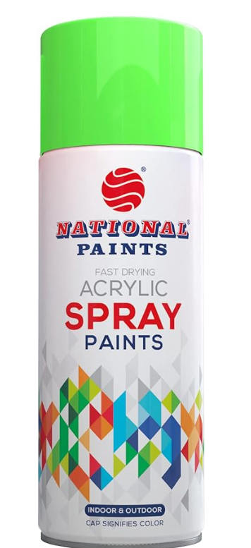 National Spray Paint - Fluorescent Green