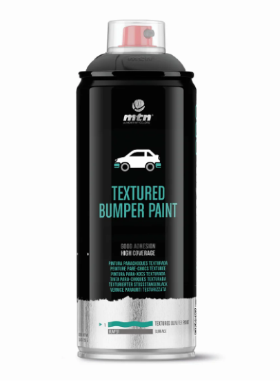 MTN PRO Textured Bumper Black Paint 400ml