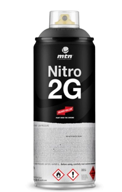 MTN Nitro 2G Black Paint 400ml