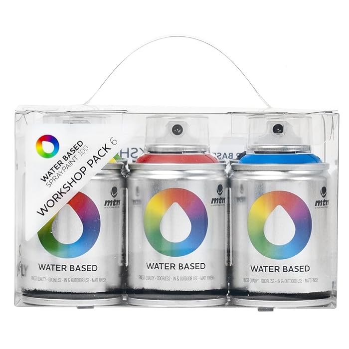 MTN Water Based 6 Set Spray Paint 100ml